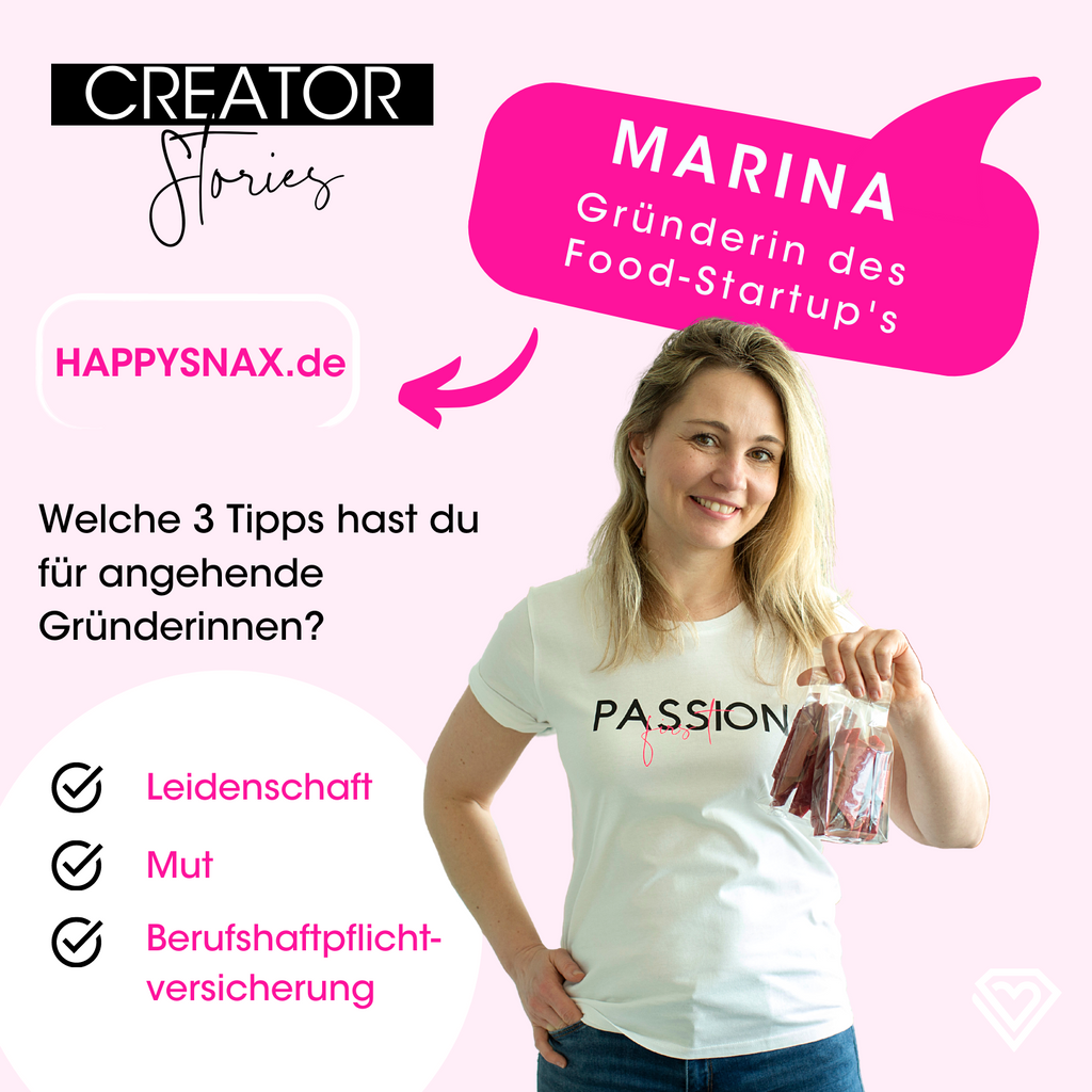 Female Creators Stories: Interview mit Marina, der Gründerin von Häppysnäx
